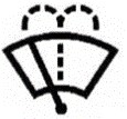 ① Кнопка стеклоочистителя