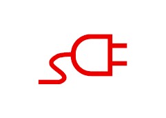 (1) Индикатор подключения зарядного кабеля