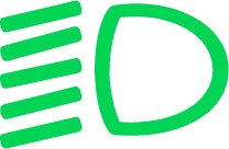 Индикатор ближнего света фар