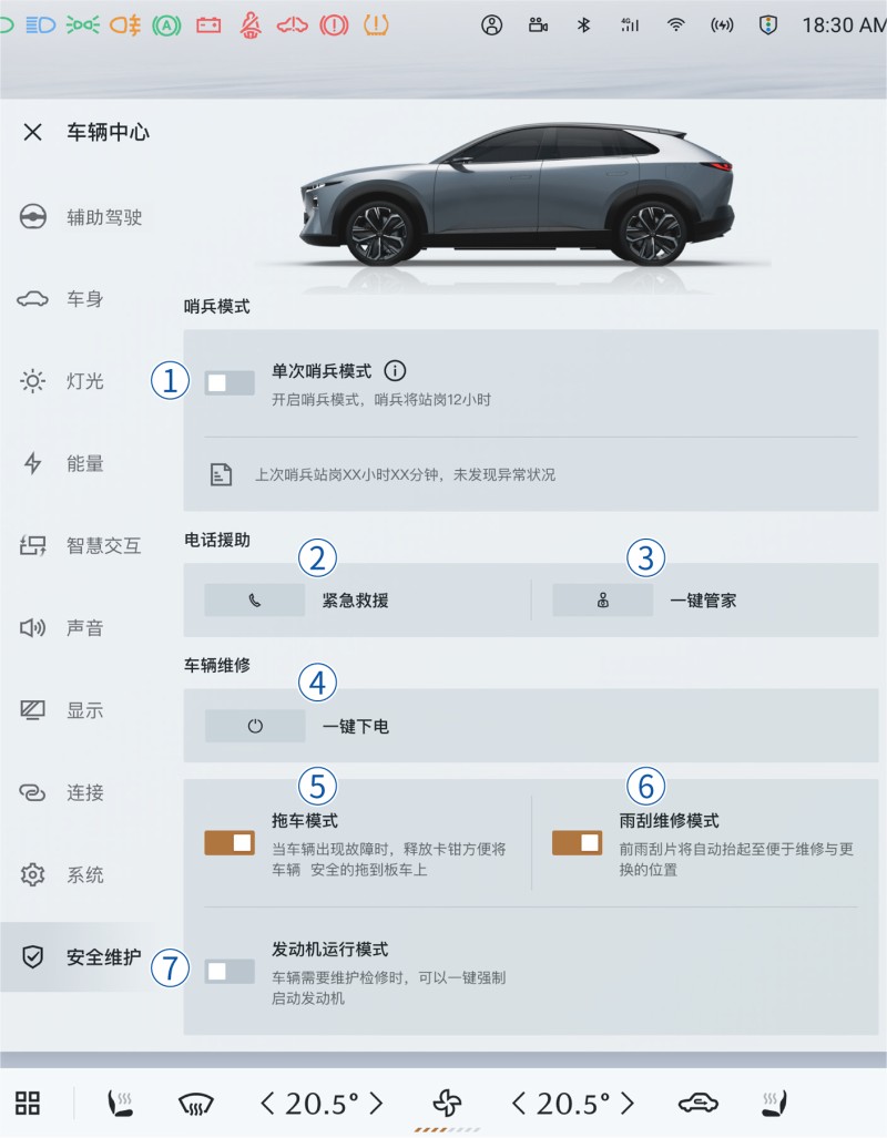 Центр автомобиля